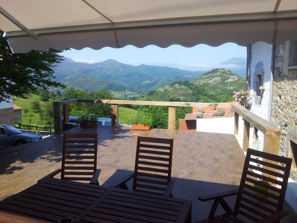 La Terraza de Onís Vila Bobia de Arriba Exterior foto